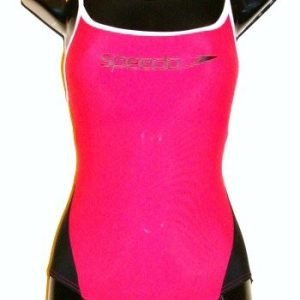 Ladies Swimming Costume Speedo Elate Suit Wear Pink Sport One Piece 30"