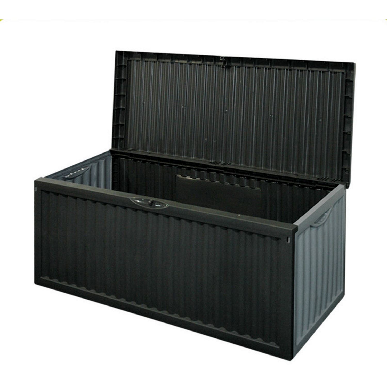 Outdoor Padding Containers Garden Storage Box Plastic Outdoor Utility Chest Cushion Shed Lid Large ...