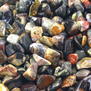 Chakra Crystal Charm Silverleaf Jasper Natural Healing Gemstone Reiki Small x1