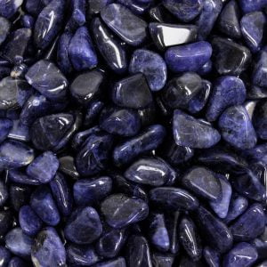 Chakra Stone Charm Sodalite Reiki Healing Gift Tumbled Gemstone Small Single