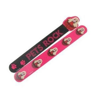 Nail Files Emery Boards Poker Smooth Buff Care Pets Rock Double Sided 2 Pack