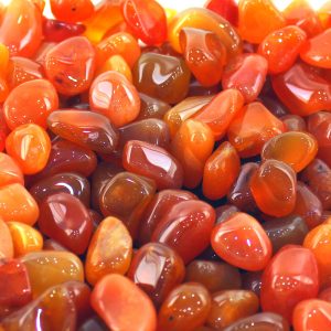 Chakra Crystal Charm Red Carnelian Natural Healing Gemstone Gift Reiki Small x1