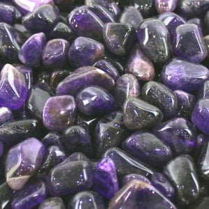 Chakra Stones Charm Amethyst Reiki Healing Gift Tumbled XS + Fragments Bag of 50