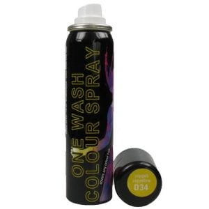 Hair Spray Stargazer Cosmetics One Wash Colour Yellow Cover Care 034