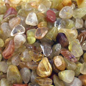 Chakra Crystal Charm Rutilated Quartz Natural Healing Gemstone Reiki Small x1