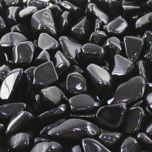 Chakra Crystal Charm Obsidian Natural Healing Gemstone Gift Reiki Small x1