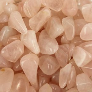 Chakra Stone Charm Rose Quartz Reiki Healing Gift Tumbled Gemstone Small Single