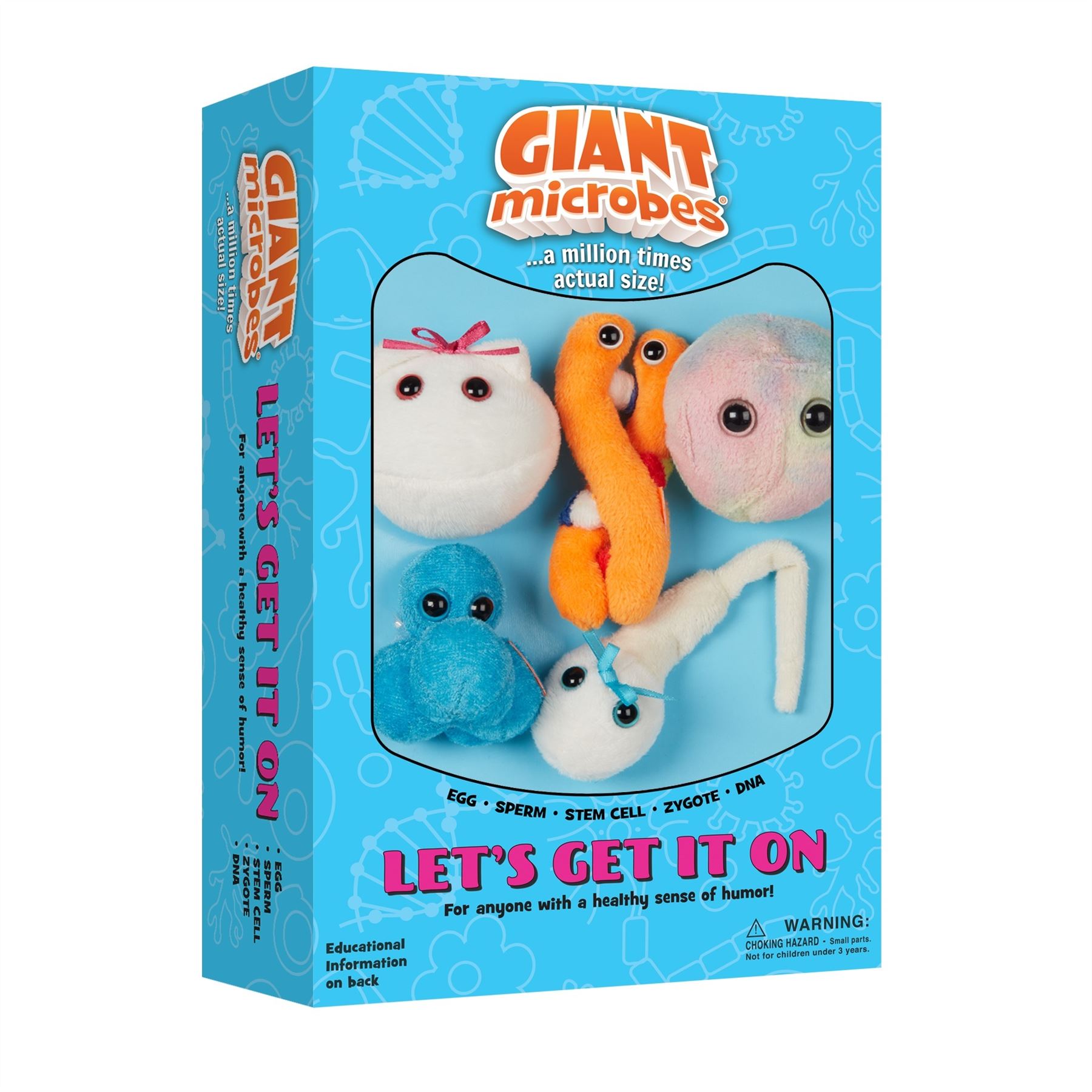 Plush Microscope Giant Microbes Plush Toy Soft Original Gift Educational Let's Get It On ...