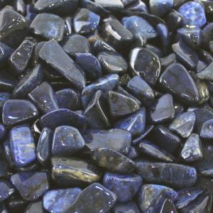 Chakra Crystal Charm Dumortierite Natural Healing Gemstone Gift Reiki Small x1