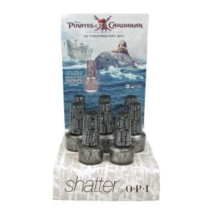 OPI Nail Lacquer Polish 15ml Silver 8 Shatter Display