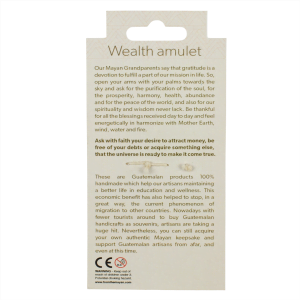 Mayan Traditional Guatemalan Worry Doll Fair Trade Abudance Amulet 2.5cm Set - Wealth