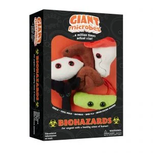 Giant Microbes - Peluche Della Morte Nera (Yersinia Pestis) - Regalo Educativo E Divertente, 15-18 Cm