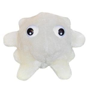 Giant Microbes White Blood Cell Original Plush Soft Toy Educational Gift 15cm