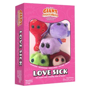 Giant Microbes Plush Toy Soft Original Box Educational Gift Love Sick Set